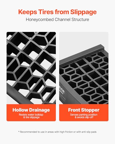 VEVOR Car Ramps, 2 PCS 20000 lbs GVW Capacity, 2.56 in Lift Height, Portable Low Profile Car Service Ramps for Home Garage Maintenance & Oil Changes, Heavy Duty for Low Chassis Vehicle & Support Jack - size: 2.6*27.5inch