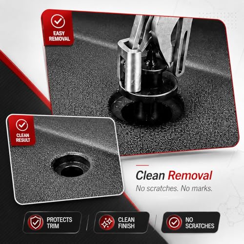 Clip Removal Tool for Car: Auto Fastener Clip Removal Pliers Professional Car Trim Removal Tool for Plastic Fasteners Push Pin Door Trim Disassembly Damage Free Automotive Clip Remover