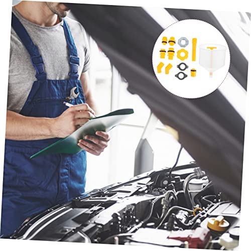 1set Spill Coolant Filling Kit Radiator Funnel for Easy Engine Flush and Antifreeze Filling Design Prevents Spills and Trapped Air