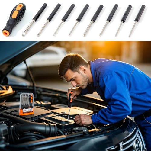 Car Emergency Roadside Assistance Kit with Jumper Cables Tire Inflator Automotive Kit for Car Vehicle