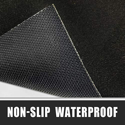 LINLA Premium Absorbent Oil Mat Contains Liquid Garage Floor Mat 8.5'x 6.6', Reusable, Washable, Protects Floor, Driveway Surface, Shop,Parking - size: 6'8" x 8'6" (Rectangular)