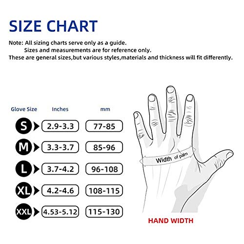 Wostar Nitrile Disposable Gloves Powder & Latex Free 4mil Touch Screen Disposable Non-Sterile Nitrile Exam Gloves - color: Black, size: Large (Pack of 200)