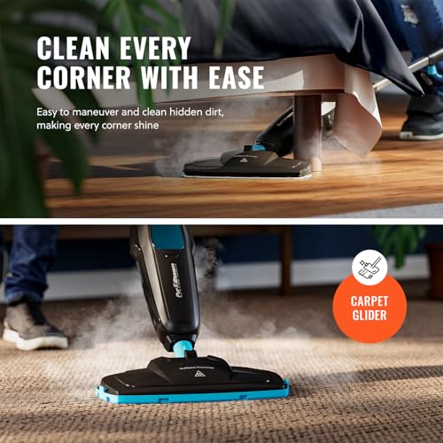 PurSteam Multi-Surface Steam Mop Floor Cleaner for Hardwood, Tile & Carpet | Multi-Surface Floor Cleaner for Hardwood, Tile, Laminate & Carpet | Fast Heating, Lightweight & Chemical-Free Cleaning - size: Steam Mop - Multi-Surface