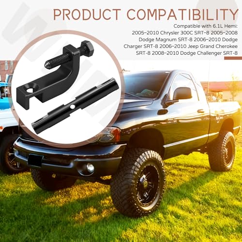 POW352003 Valve Spring Compressor Tool Kit Compatible with Dodge Ram 2500 3500 5.7L 6.1L 6.2L 6.4L HEMI Engine Valve Spring Compressor