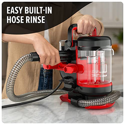 Dirt Devil Portable Spot Cleaner Machine for Carpet and Upholstery | Powerful Suction Spot Cleaning Machine with Versatile Tools, Pair with Dirt Devil Portable Cleaner Solution - style: Portable Spot
