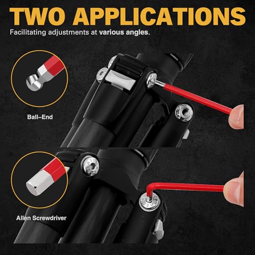 ELEAD Jumbo Hex Key Allen Wrench Set | 13-Piece SAE 5/64"-3/4" | Long Ball End Durable S2 | 4" - 13.5" Long | Automotive | Mechanic | Furniture | Professional Grade Tools - style: 13PCS Jumbo SAE