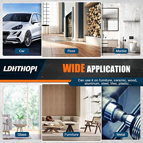LDHTHOPI Dual Action Polisher, 980W 5/6 Inch, 9MM Random Orbital Buffer Polisher for Car Detailing, 2800-5800RMP, 6 Variable Speed Buffer Polisher with 8 Detachable Pads - size: 980W Dual Action Polisher