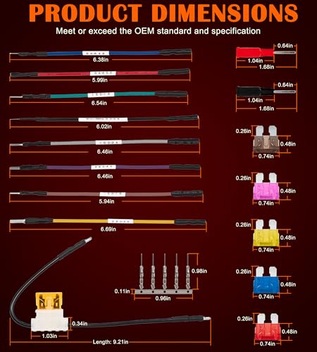 TP-300-A Terminal Test Probes Kit Fits for GM Vehicles - Electrical Connector Test Kit, Alternative to EL-35616-300-A, 35616, J-35616