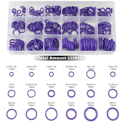DPTOOL 29pcs Master Quick Disconnect Tool Set | Fuel Line Disconnect and Removal Tool for A/C, Fuel and Transmission Cooler Lines with AC Disconnect Pliers and O Seal Kit