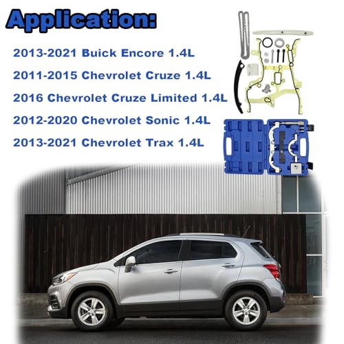 AUCERAMIC Replace 55562234 Timing Chain Kit with Engine Timing Tool Kit Fit For 2011-2015 Chevrolet Cruze/2012-2020 Sonic Fit For 2013-2021 Buick Encore #55353999