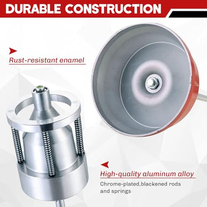 Portable Wheel Balancer with Heavy Duty Hubs | Tire Balancer Machine with Bubble Level, Tire Changer, Rim Balancing Machine, for Car and Light Truck