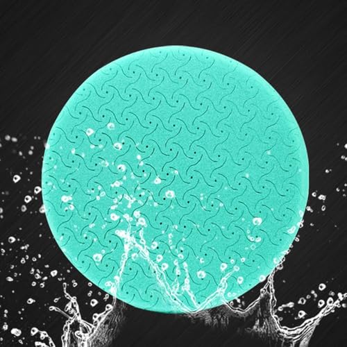 CARROAD 7pc 6.5 Inch Patterned Polishing Pads Kit - Microfiber & Foam Buffing Pads for Orbital/DA Polisher - Scratch & Swirl Removal - Hook & Loop Backing - Washable & Reusable - size: 7pc 6.5inch pattern