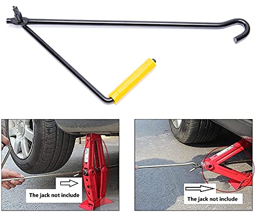 Metal Steel Car Truck Jack Lug Handle Wrench Auto Repair Tool
