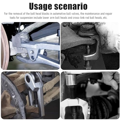 3+2 Piece Ball Joint Separator Pittman Arm Puller Pull Rod End Tool | 5-in-1 Front Service Kit, Pull Rod and Ball Joint