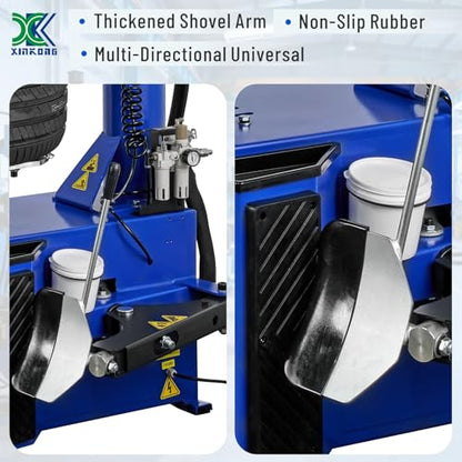 XK Tire Changers Machine and Wheel Balancer Combo, 110V, 988-690 | Max Tire Diameter 37 in, 2.0HP,Multi Balancing Modes, for Automotive Repair Shops,Home Garages, 36 Month Part Replacements - color: Model: 988+690