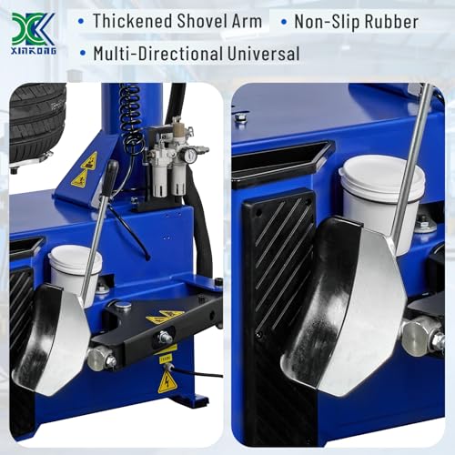 XK Tire Changer and Wheel Balancer Combo Machine, 110V,2.0HP,988-690S | Air Bead Blaster,12-24 in Rims,Multi Balancing Modes for Automotive Repair Shops,Home Garages,36 Month Part Replacements - color: Model: 988+690S