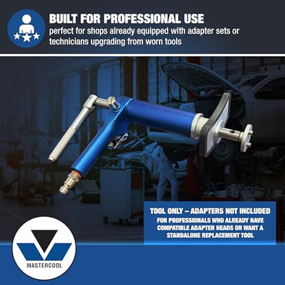 Mastercool 43051 Air-Powered Brake Caliper Wind-Back Tool – TOOL ONLY, No Adapters – Pneumatic Piston Compressor with Left/Right Rotation and 3/8” Drive - style: Tool Only – No Adapters or Case