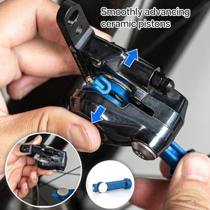 Bicycle Hydraulic Disc Brake Piston Reset Tool - Universal Brake Caliper Spreader & Pad Press Fit Most Mountain and Road Bike Disc Brakes