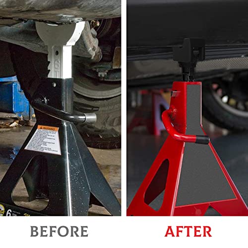 Seven Sparta 2 Pcs Jack Stand Pads Adapter Pinch welds Protectors (Cube, 2) | Universal Fit for Most 3 Ton Jack Stands,Heavy Duty Rubber,Anti-slip Surface,Protect Pinch Welds&Frame Rails,V groove Design - style: cube 2