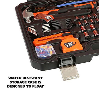 GreatNeck 191-Pc Mariner's Tool Set, Boat Tool Kit for Maintenance | Chrome Plated Rust Resistant, Drop Forged Steel, Storage Case with Moisture Seal, Socket Set, Combo Wrenches, Screwdrivers - style: 191-piece