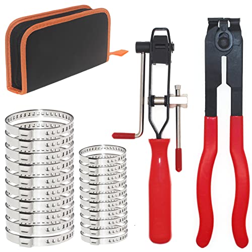 CV Boot Clamp Tool 22PCS CV Boot Plier For UTV Car Maintenance | CV Boot Clamp Pliers 22-Piece CV Joint Boot Clamp Tool Kit