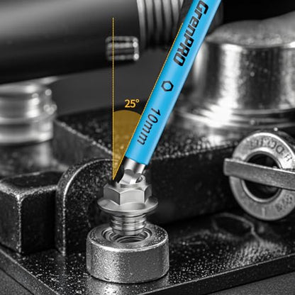 GRENPRO Allen Wrenches Sets, Hex Key Set, 9pcs Allan Wrench Sets Metric And Standard, Bike Wrench Tools Organizer With Color Coded, Long Alen Alan Keys sets, Large Mini Small Ball End Allen Wrench Set - style: 9 Pieces Allen Wrenches Sets Metric
