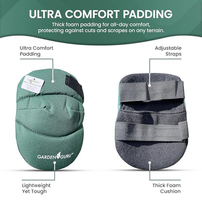 GARDEN GURU Cushioned Gardening Knee Pads with Adjustable Straps - Soft Inner Liner, Ultra Comfort Padding, Garden Kneelers for Yard Work, Household Chores, Roofing, and More - 1 Case (48 Pairs) - size: 48 Pack, style: Ultra Soft Cushion