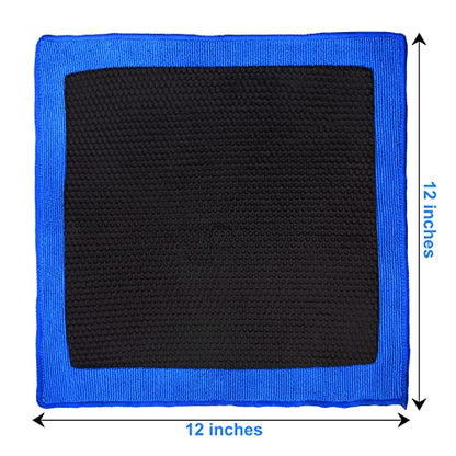 Ragnify Clay Towel Auto Detailing Scratch Free and Paint Safe fine Grade Clay Bar Cloth for Car Detailing, Polishing and Removing Paint Contaminants (Blue Mesh) - color: Blue Mesh