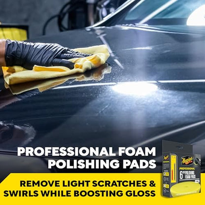 Meguiar's Professional 6" Polishing Foam Pad, 2pk, 10/CV