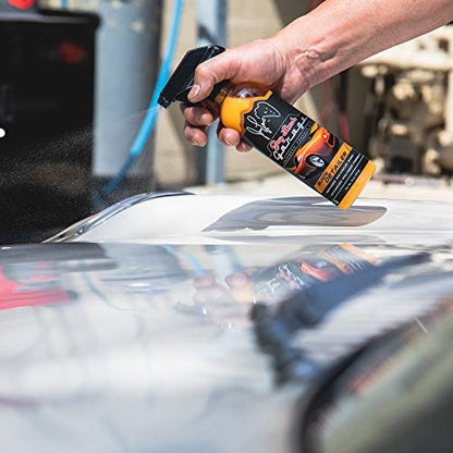 Jay Leno's Garage Car Detailing Kit with Bucket – Essential Car Cleaning Kit, Sprays, Liquids, Microfiber Towels, Applicators and Wash Mitt, All-in-One Car Detailing Kits for Interior & Exterior Care - style: Essential Detailing