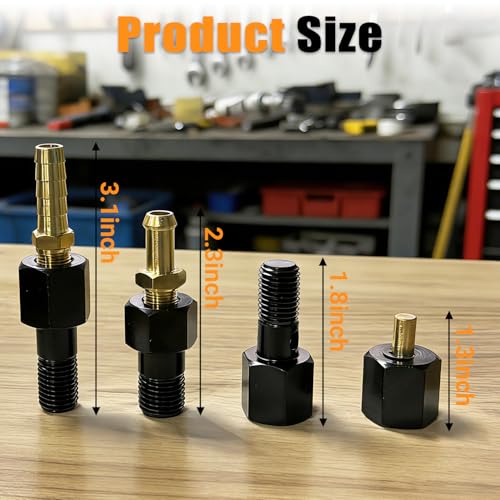 Fuel System Test Fitting Adapter Kit for 5.9L Cummins Diesel, Compatible with 9011 9012 9013 9014, High Pressure Leak Detection Tool Set