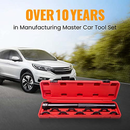 maXpeedingrods Inner Tie Rod Removal Tool Kit,with 9 Crowfeet Adapters, Inner Tie Rod Installation and Removal Tool for Toyota for Nissan for Ford Lincoln