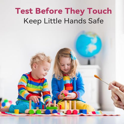 AssuTest Lead Test Kit: 30 High-Sensitivity Lead Test Swabs for Dishes Paint Ceramics Toys Jewelry Metal Wood & All Surfaces Results in 30 Seconds Reliable Lead Testing Solution - size: 30Pcs