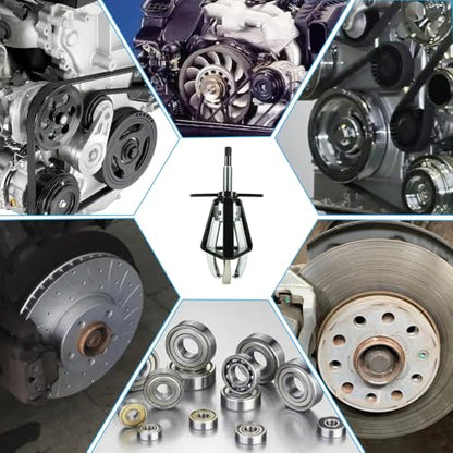 BESTOOL 3 Jaw Gear Puller, 2 Ton Pulley Puller Tool, Removal Tool for Gears, Pulley, Flywheel - size: 3Jaw 2 Ton