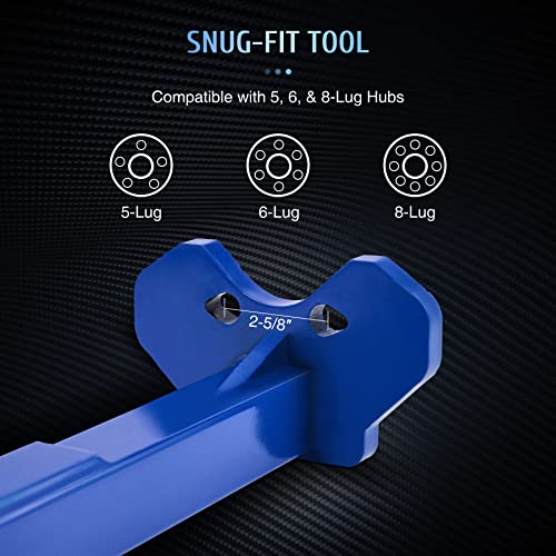 Orion Motor Tech Wheel Hub Removal Tool Kit, Universal Wheel Hub Shocker Compatible with 5 6 and 8 Lug Hubs, Wheel Hub Buster Tool with Nuts and Hooks