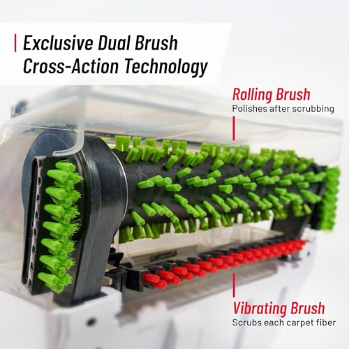 Rug Doctor Pet TruDeep CleanerTM, Pet Upholstery Tool, Best-In-Class Suction Power, Dual Cross-Action Brush Technology for One-Pass Cleaning, Professional-Grade Carpet Cleaner