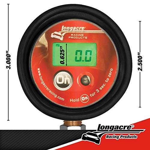 Longacre 52-53003 Semi Pro Digital Tire Pressure Gauge, 0-60