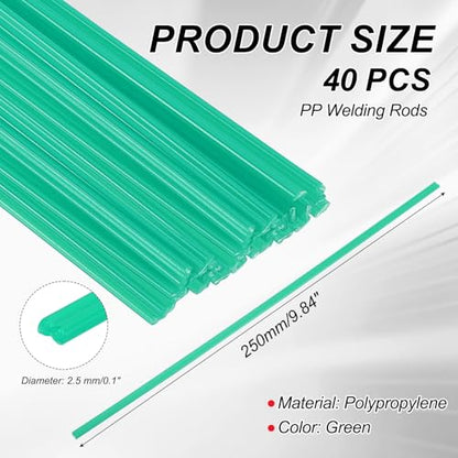 Plastic Welding Rods, Welder Rod High-Strength Waterproof Fit for Repairing - color: Green