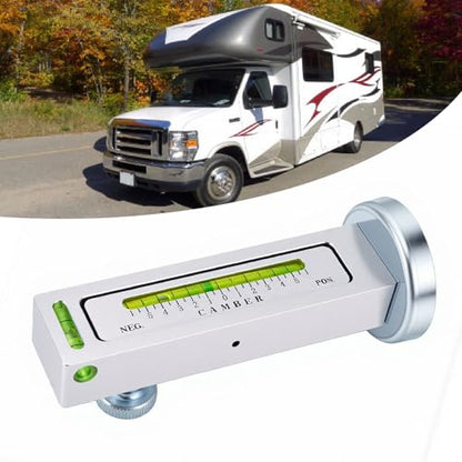 Haofy Adjustable Magnetic Gauge Tool Camber Caster Alignment for Trucks RVs, Strong Magnet Multi Angle Scale, No More Uneven Tire Wear for Tire Shops