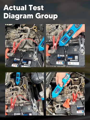 6-24V DC Circuit Tester Automotive, Power Circuit Probe Tester, Test Light, Voltage Tester, Automotive Short Circuit Breaker Finder Electrical Tools