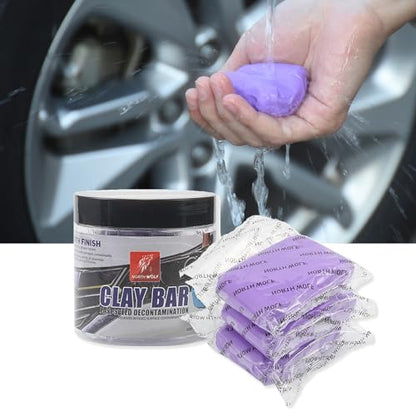 3 Pack Magic Clay Bar Kit Premium Car Clay Bars for Auto Detailing Cleaning No Scratch Cleaner, Purple - color: Purple