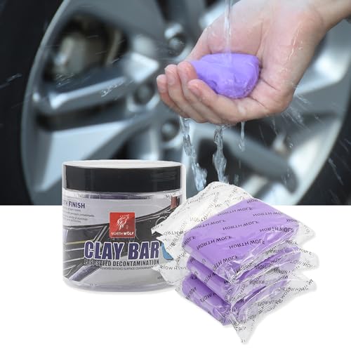 3 Pack Magic Clay Bar Kit Premium Car Clay Bars for Auto Detailing Cleaning No Scratch Cleaner, Purple - color: Purple