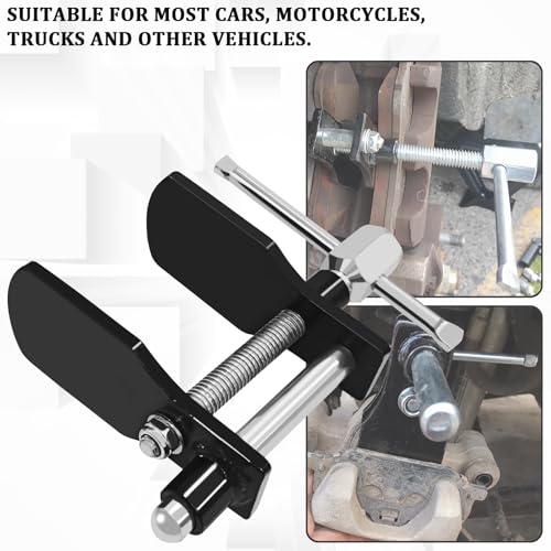 Brake Pad Spreader Tool Brake Caliper Hangers Caliper Compression Tool Heavy Duty Disc Brake Caliper Piston Pad Installation Spreader Tool for Car Truck SUV Motorcycle Universal Accessories