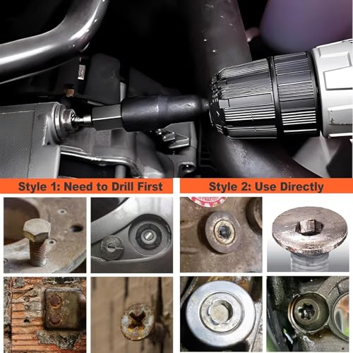 Greywolf 26 pcs Screw Extractor Set with 3/8 Inch Drive, Hex Head Multi-Spline Screw Easy Extraction Bolt Extractor Kit, Broken Bolt Extractor for Removing Broken, Rusted Bolts and Screws - size: 26