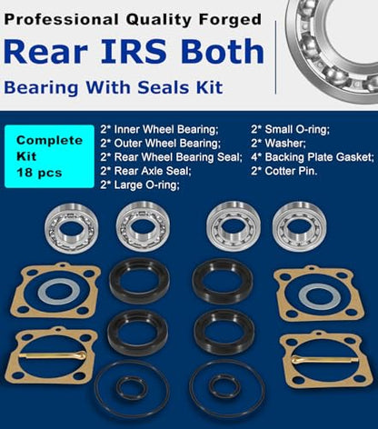 VW Type 1 Rear IRS Bearing Kit with Seals Both Rear IRS Swing Axles Bearing Seal Kit for Vw Volkswagen Type 1 Bug/GHIA 1968-1979, Type 3 Squareback, Fastback, Notchback, Super Beetle