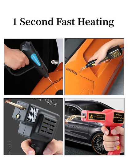 1400PCS Plastic Welding Kit, Plastic Welder Staples, with Storage Box, Welding Staples, 6 Different Shapes Welder Kit, Stainless Steel Pre-Cut