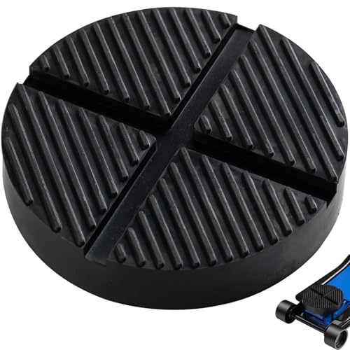 Universal Floor Jack Rubber Pad, Cross Beam Jack Adapter, Pinch Weld Side Frame Protector, 1 Pack, Black - size: 1 PACK