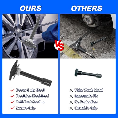 DASBET Rear Axle Bearing Puller Set Wheel Bearing Removal Tool Kit Hub Bearing Extractor Installer Repair Tool Bearing Rear Axle Remover Set with 3 Sizes 1 to 1-7/8, 1-5/16 to 2-3/8, 1-3/8 to 2-7/8