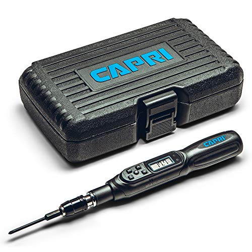 Capri Tools Digital Torque Screwdriver, Dual Direction, 0.88-17.7 in. lbs./10-200 cNm/1.02-20.41 kg-cm (CP26000-200) - size: 0.88-17.7 in-lbs / Digital