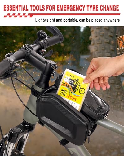 Bike Tire Levers, Ultra Strong Tire Levers Don't Hurt The Tire, Non-Slip and Save Effort, Tire Spoons for Mountain Bike and Road Bike, Easy Bike Tire Removal Tool - color: yellow-2